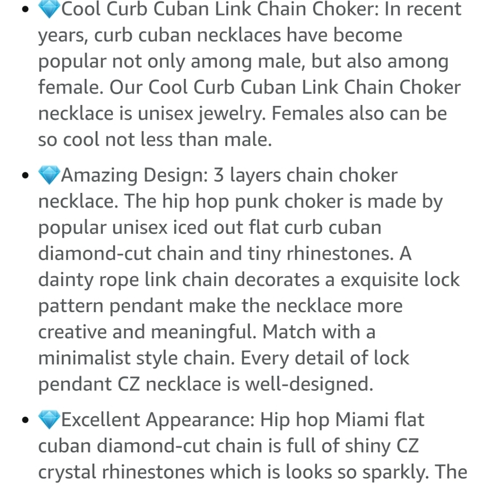 Iced Out Cuban CZ Layered Choker w 🔐 Lock - Picture 7 of 8